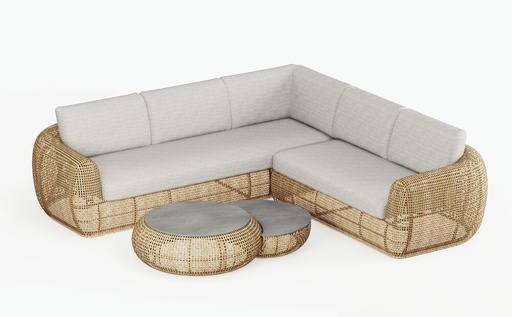 [outdoor_13] Arcata Lounge Corner Set