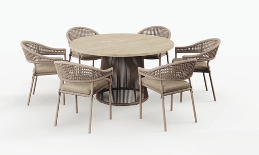 [outdoor_36] Bazel Dining Set